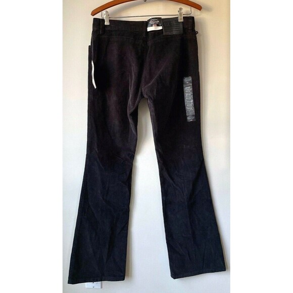 NWT RALPH LAUREN Polo Women's Size 4 X 32 Black Corduroy Jeans w/ Front Crease - Picture 7 of 11